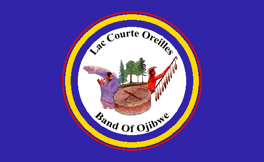 Lac Courte Oreilles Chippewa Flag