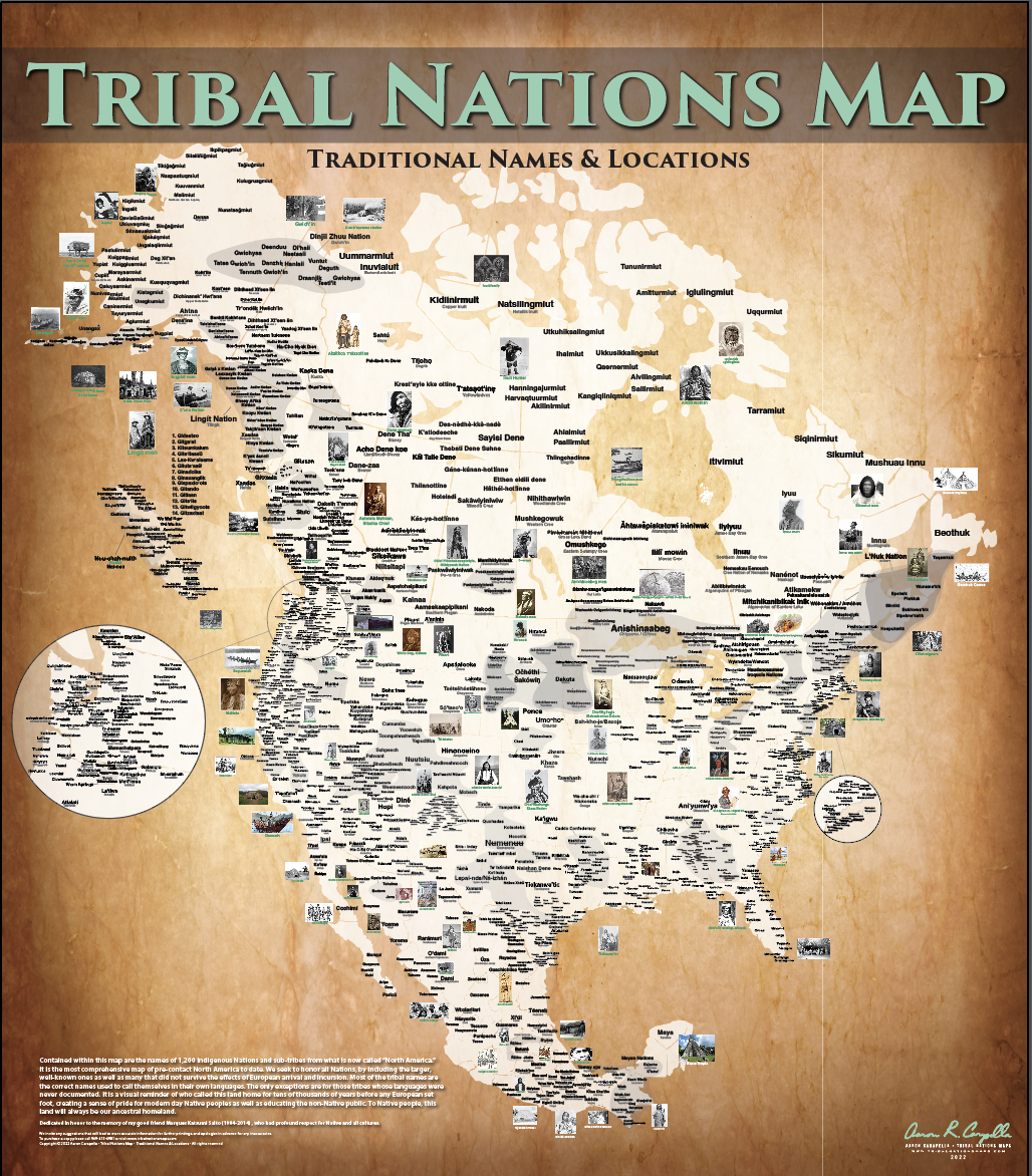 The Map Of Native American Tribes You've Never Seen Before : Code